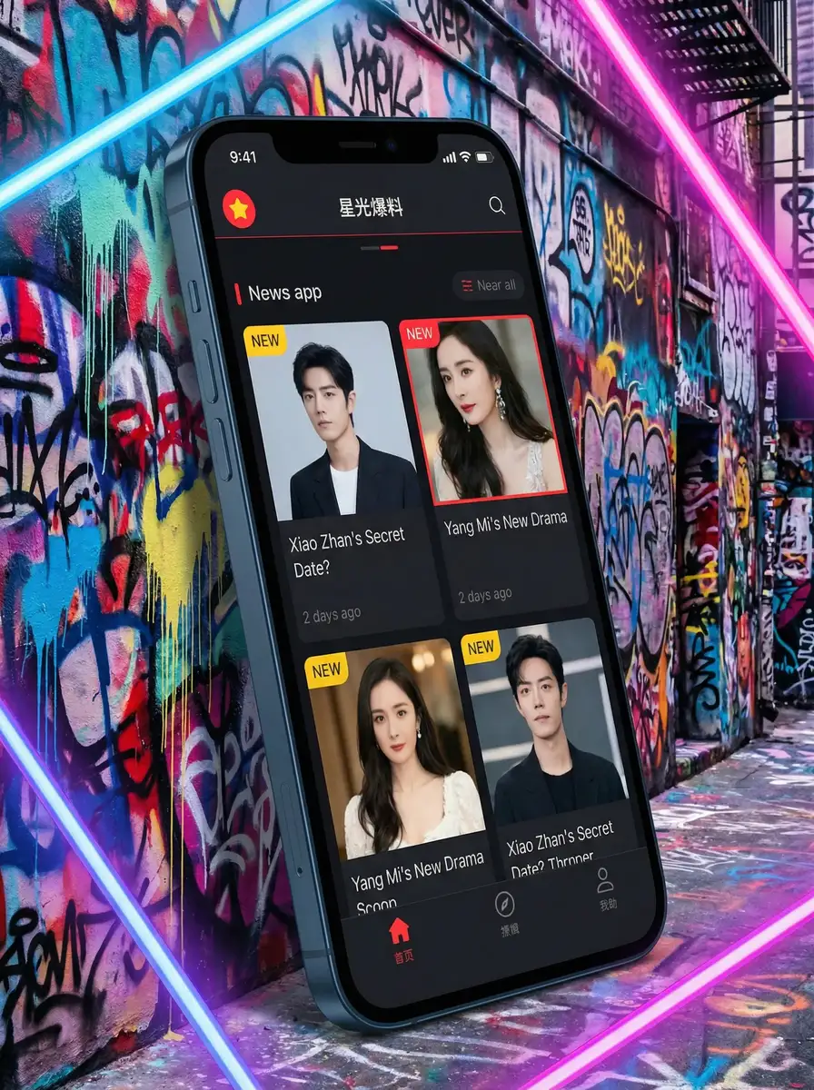域名不定更换 请及时收藏N4V4 APP界面展示 - 掌上吃瓜神器